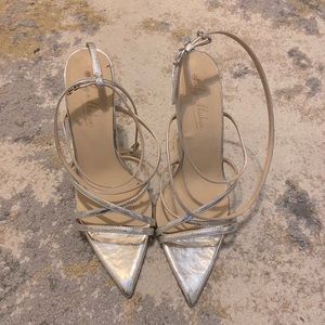 Amazon silver strappy sandal
